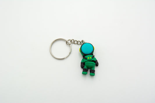 Alien Astronaut Keychain
